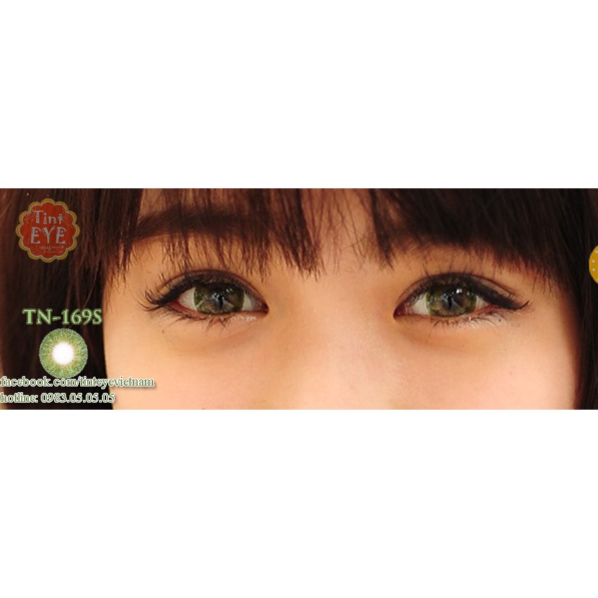 Kính Áp Tròng Tinteye Lens TN-169s Xanh Lá Tây Giãn Nhẹ