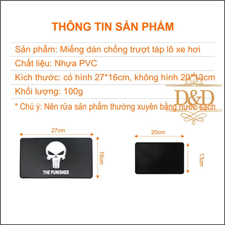 Tấm dán chống trượt táp lô xe hơi, ô tô bảo vệ bề mặt táp lô, rửa nước tái sử dụng nhiều lần