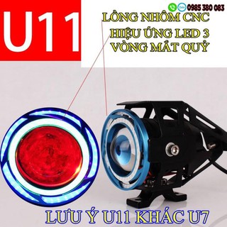 🛒 ĐÈN LED U11 TRỢ SÁNG VÀ TRANG TRÍ XE MÁY –XE ĐẠP ĐIỆN CỰC ĐẸP 🛒