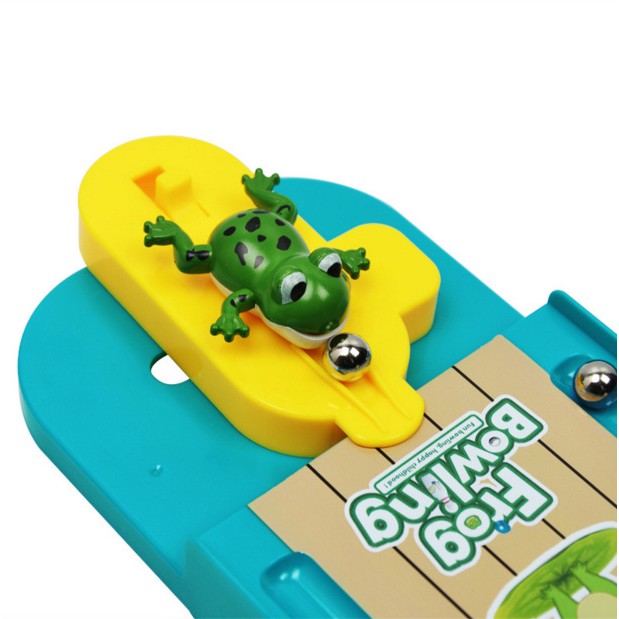 Đồ chơi ếch bắn bi [ FROG BOWLING ] cho bé từ 20 tháng tuổi trở lên_ kích thước 33 x3x 10,5 cm