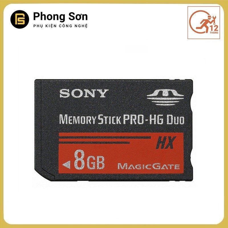 [Mã 159ELSALE hoàn 7% đơn 300K] Thẻ nhớ Memory Stick Pro HG Duo 8GB Sony , Bảo hành 60 tháng