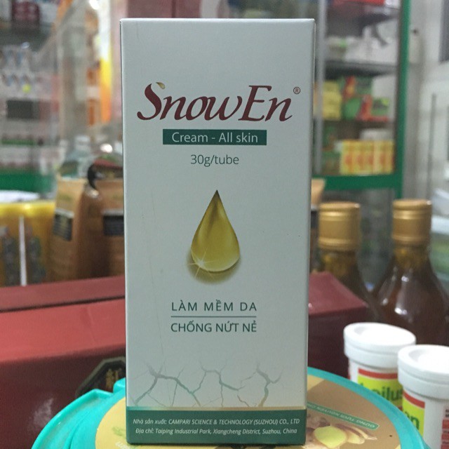 (TUÝP 30G) SNOWEN CREAM - KEM LÀM MỀM DA CHỐNG NỨT NẺ