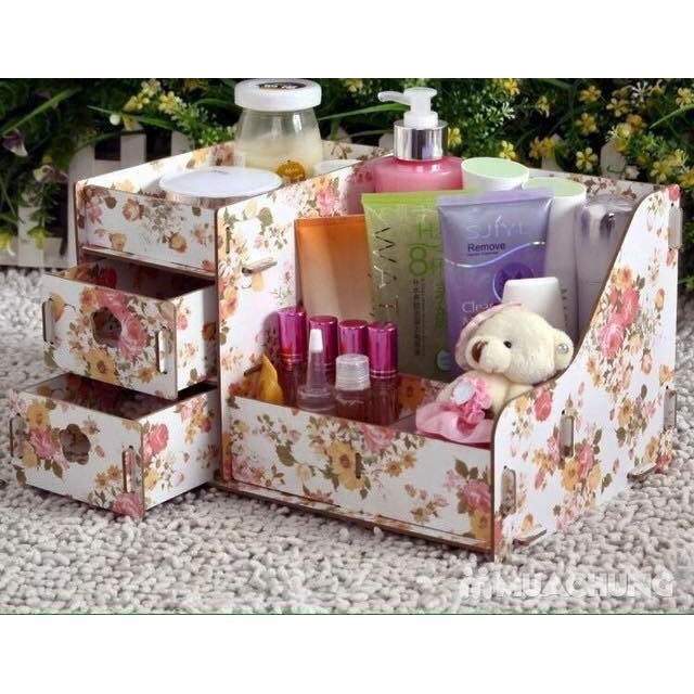 kệ mỹ phẩm gỗ ép