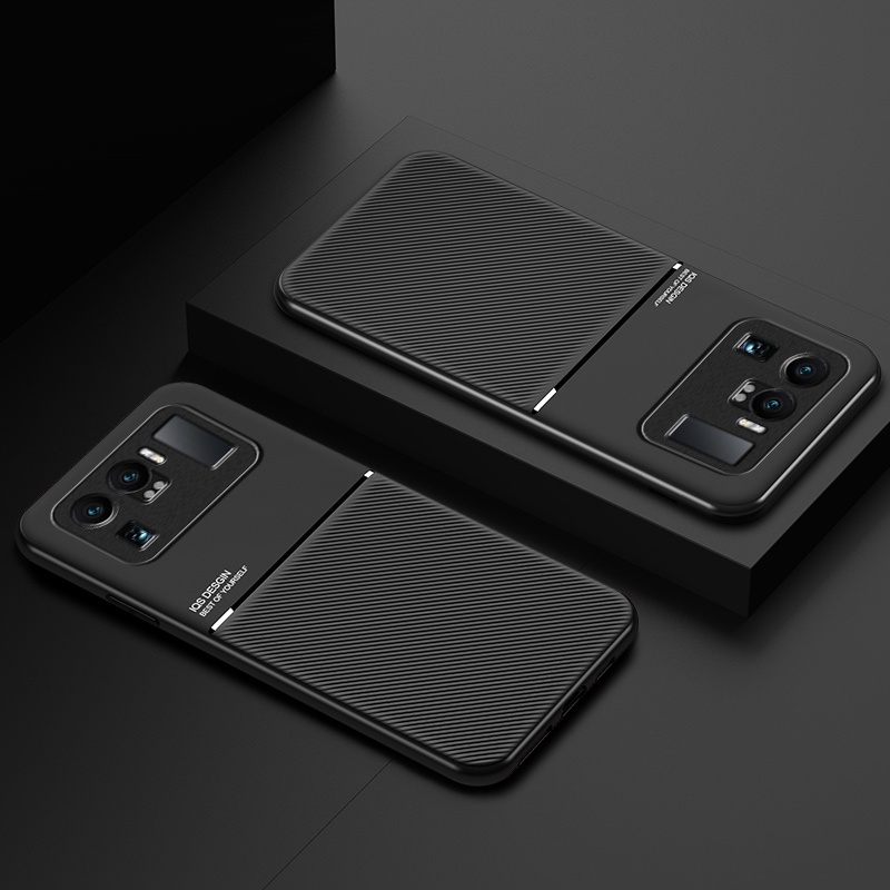 Ốp Điện Thoại Da Nhám Chống Sốc Có Giá Đỡ Nam Châm Cho Xiaomi Mi 11 Ultra