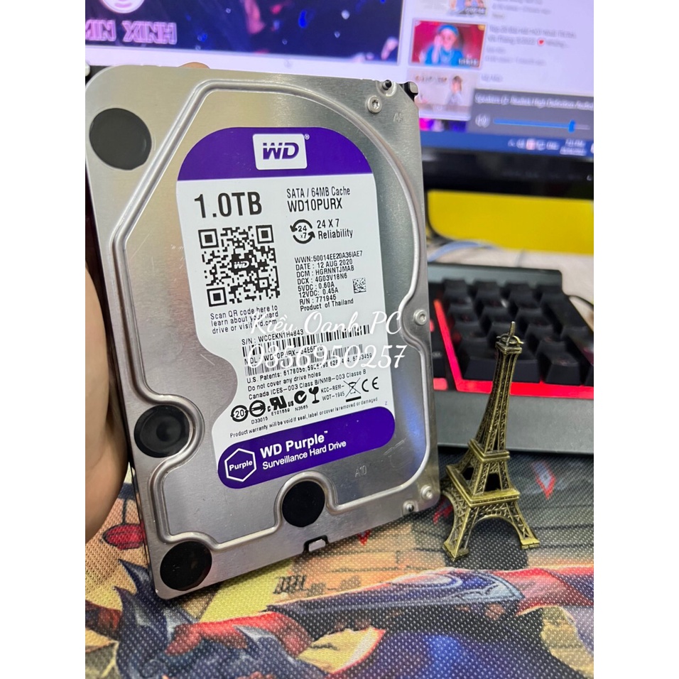 Ổ cứng HDD 1TB, 2TB, 3TB, 4TB, 6TB,...Hàng đẹp sức khoẻ GOOD 100% Giá Rẻ - Bảo hành 1 Tháng