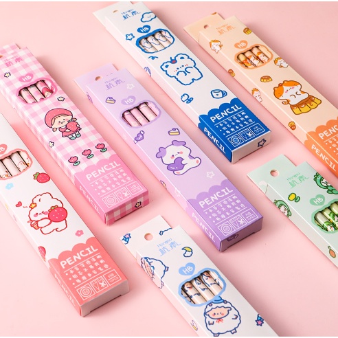 Bút chì gọt gấu thỏ roro jump BCG25 viết chì cute dễ thương
