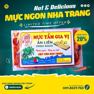 Mực Tẩm Gia Vị Đặc Sản Nha Trang Loại Ngon 500Gr Nhà Làm