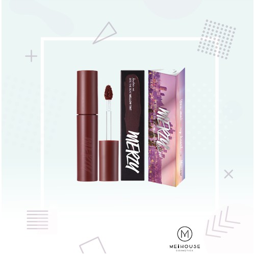 Son Kem Lì Siêu Mịn Merzy Bite The Beat Mellow Tint Vỏ Tím