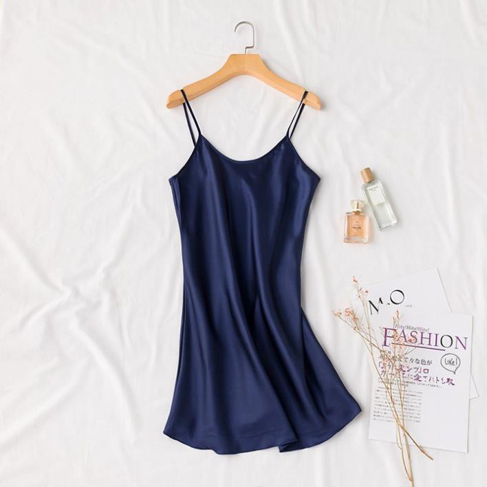 Đầm ngủ hai dây đơn giản đầm mặc trong váy (4 màu) | BigBuy360 - bigbuy360.vn