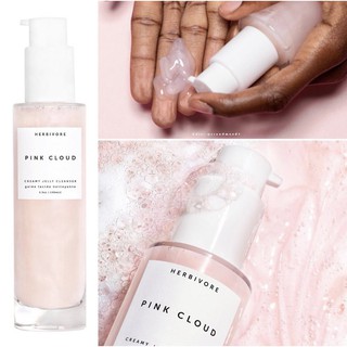 Sửa rửa mặt HERBIVORE Pink Cloud Creamy Jelly Cleanser 15ml