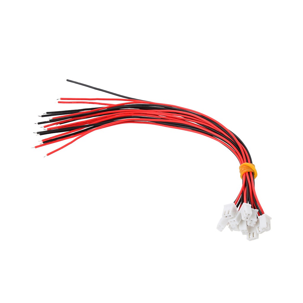 Set 10 dây cáp kết nối 24AWG JST XH2.54 2 Pin 20cm