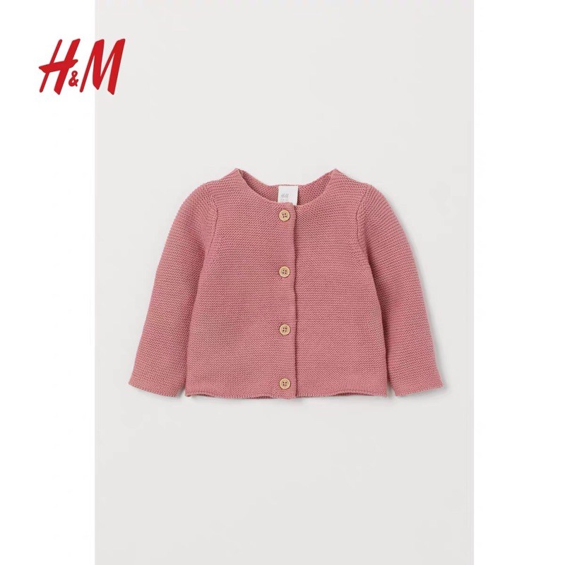 Áo len hm cho bé gái hàng auth