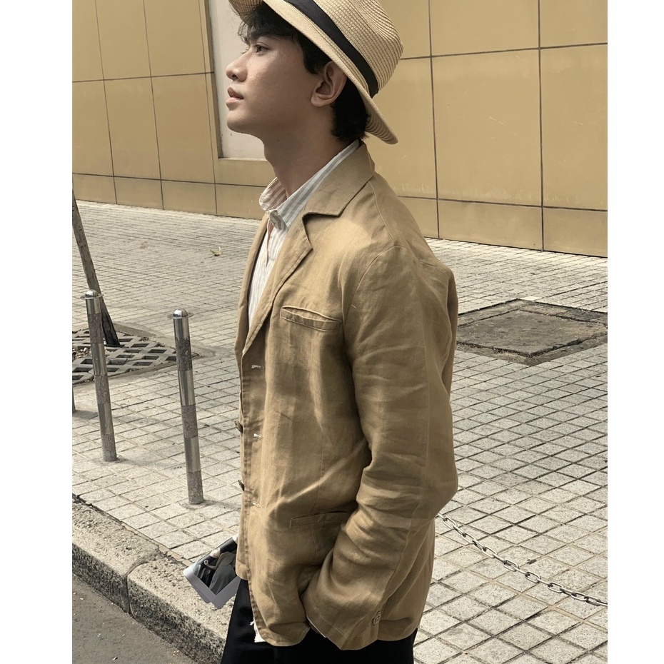 ÁO KHOÁC BLAZER LINEN NAM CỰC HOT