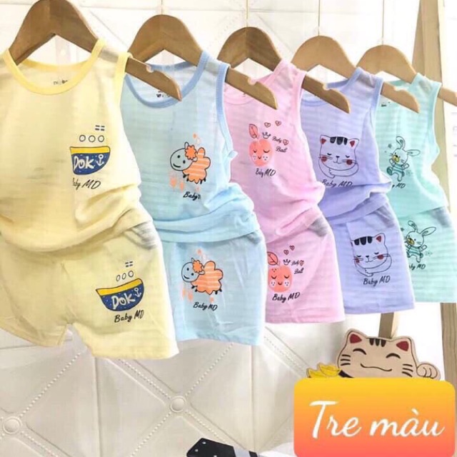 Bộ Noubaby Cotton sợi tre