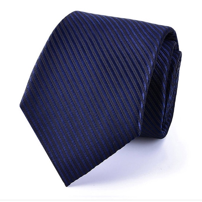 Bộ 3 món Cà vạt 8cm, Khăn cài túi áo vest, Măng-set cài tay, Cravat công sở, Calavat chú rể CBC-8008