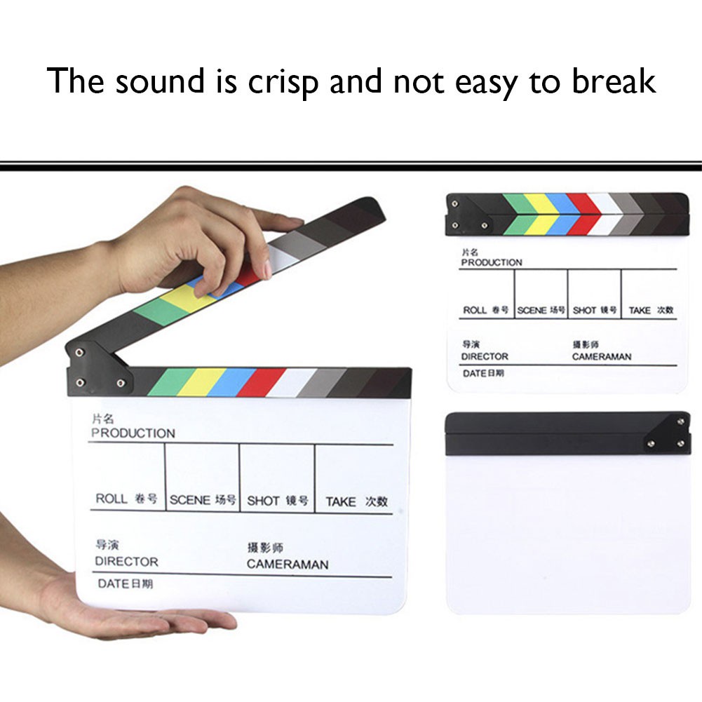 COD❀Director Video Scene Clapperboard TV Movie Clip Film Action Clapper Board
