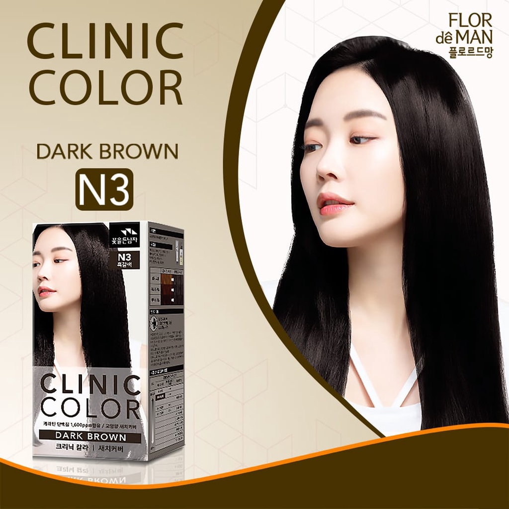 Màu Nhuộm Hàn Quốc bóng mượt tóc chứa Keratin 1200mg Clinic Color