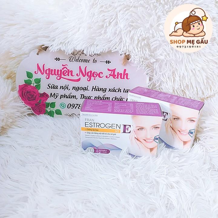 Viên uống bổ sung nội tiết tố nữ Estrogen E hộp 30 viên