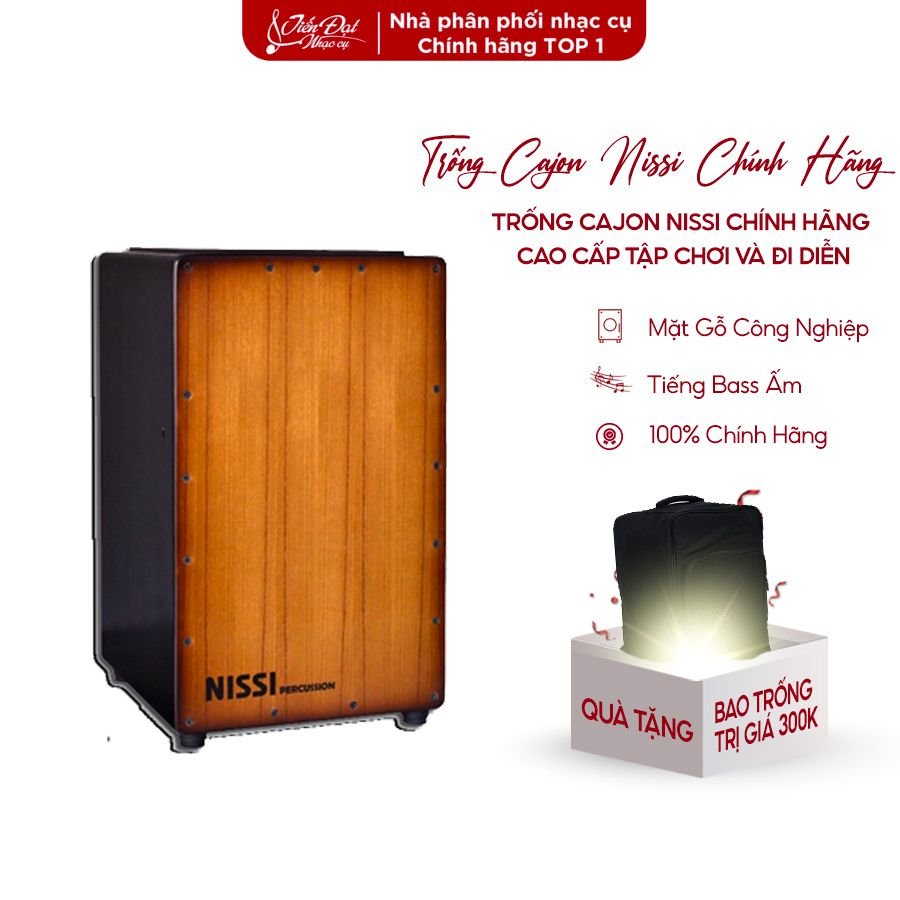 Trống Cajon Nissi 478, Nissi 578, Nissi 690, Nissi 712 Chính Hãng Cao Cấp Tập Chơi và Đi Diễn