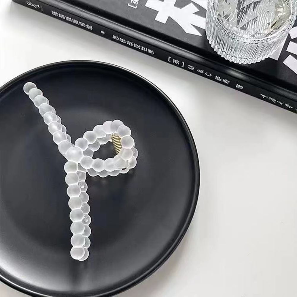 Kẹp tóc acrylic màu sắc ngọt ngào cỡ lớn