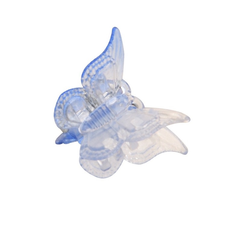 Kẹp Tóc Nhựa Hình Bướm Nhiều Màu