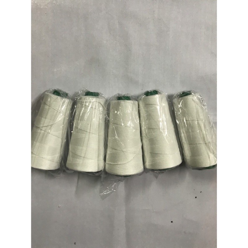 Chỉ cuộn máy may bao cầm tay giá rẻ cuộn lớn nặng 200g cuộn chỉ trắng giá 1 cuộn