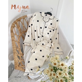 Pyjama lụa mặc nhà dễ thương lụa mềm mịn thoải mái