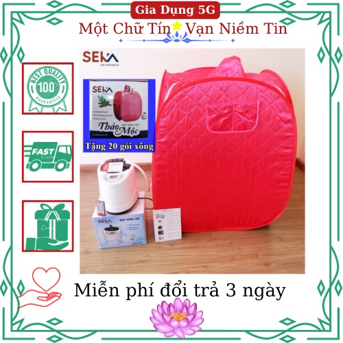 Combo Lều Xông Hơi Tự Bung Cao Cấp + Nồi Xông Hơi Điện Khử Trùng Cơ Thể + Tặng kèm 20 gói xông hơi bảo hành 1 năm