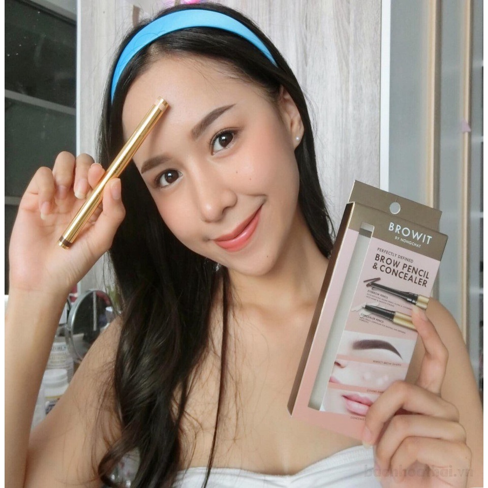 Kẻ lông mày che khuyết điểm Browit ҏerfectly Defined Brow Pencil &amp; Concealer