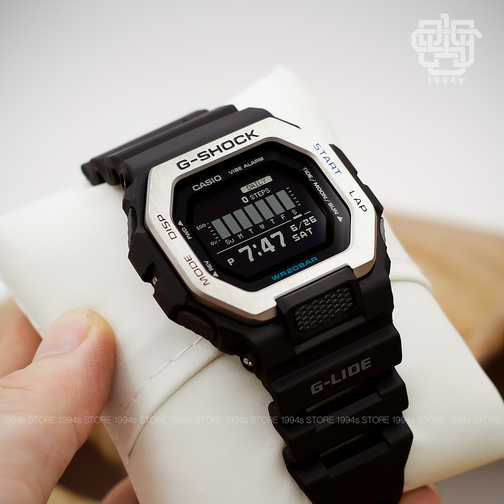 Đồng hồ nam Casio G-SHOCK GBX-100 / GBX-100-1 chống va đập, kết nối Bluetooth chính hãng