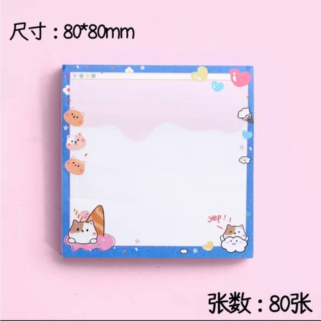 Giấy nhớ, giấy ghi  chú,giấy note cute