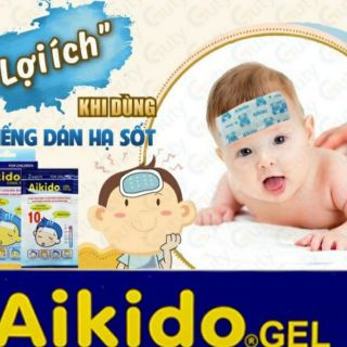 Dán hạ sốt Aikido 1 gói 2 miếng