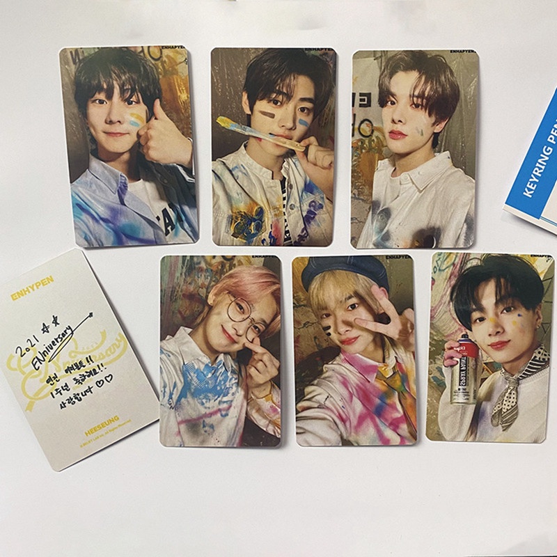 Set 7 Tấm Thẻ Ảnh Lomo Cho Fan Kpop Enhypen