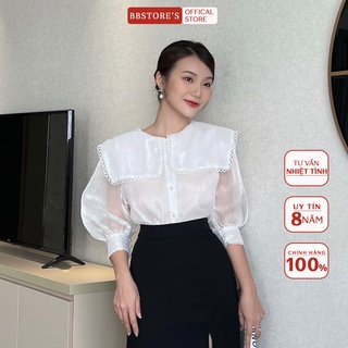 BBSTORE'S Áo Sơ Mi Công Sở  Viền Ren Siêu Xinh  -A989