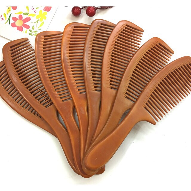 Lược Sừng,Lược Gỗ Chải Tóc Loại Đẹp Dài 20cm
