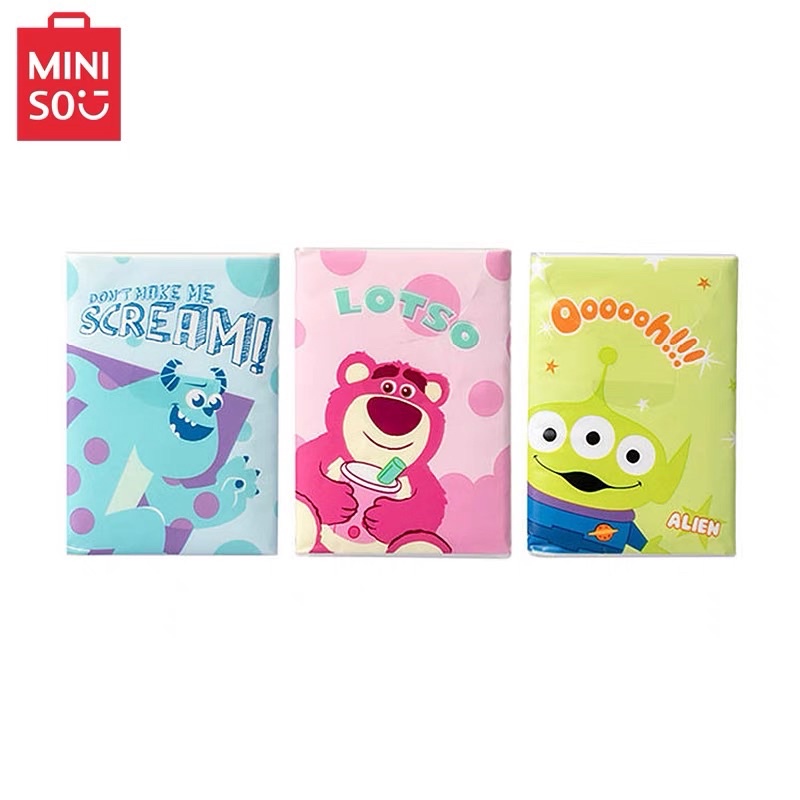 Gói khăn giấy mini bỏ túi miniso siêu đáng yêu