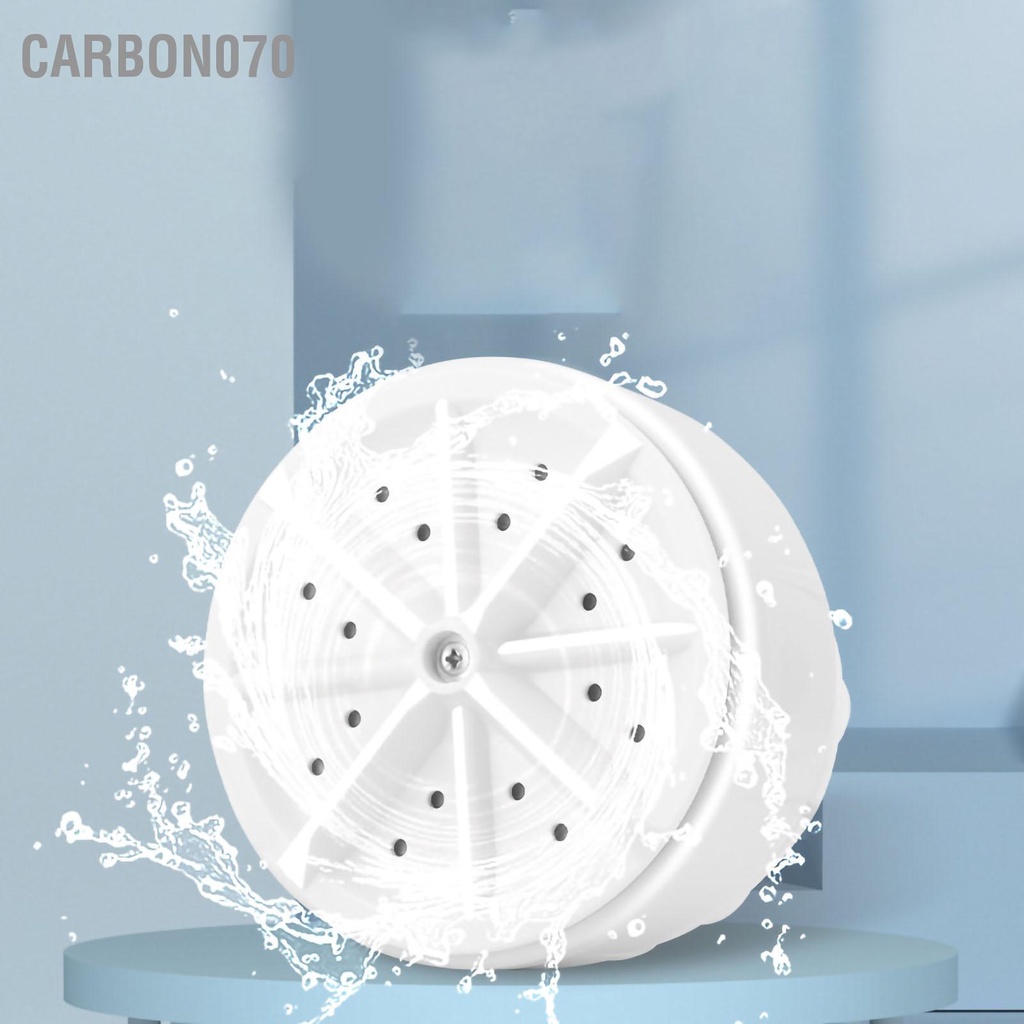Carbon070 Máy giặt tuabin siêu âm mini quay bong bóng di động cho ký túc xá