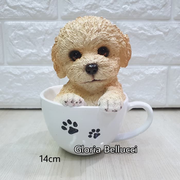 Red Toy Poodle Miniature Pom Doggy Mug