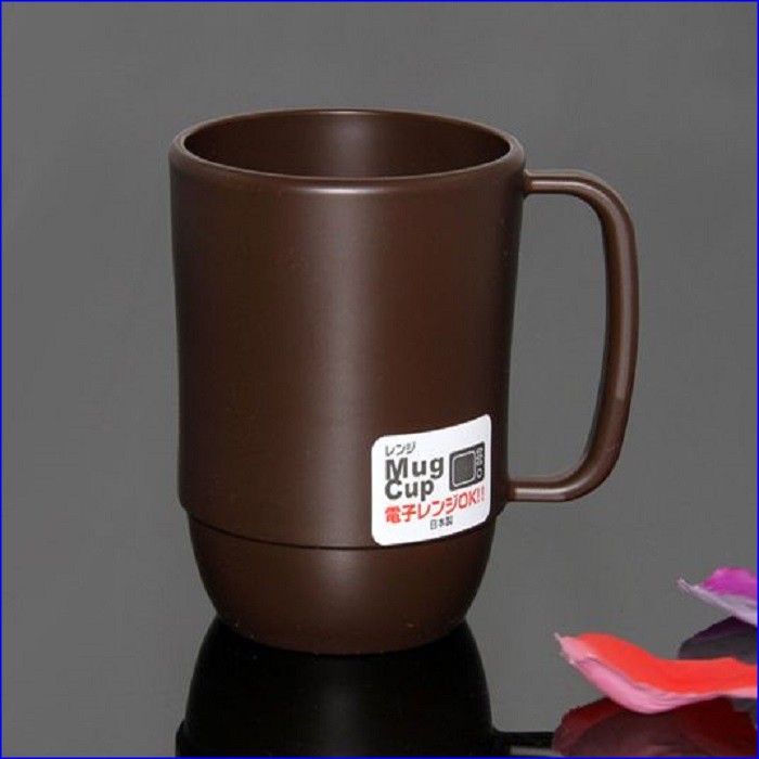 Cốc uống nước Inomata màu nâu 350ml Made in Japan