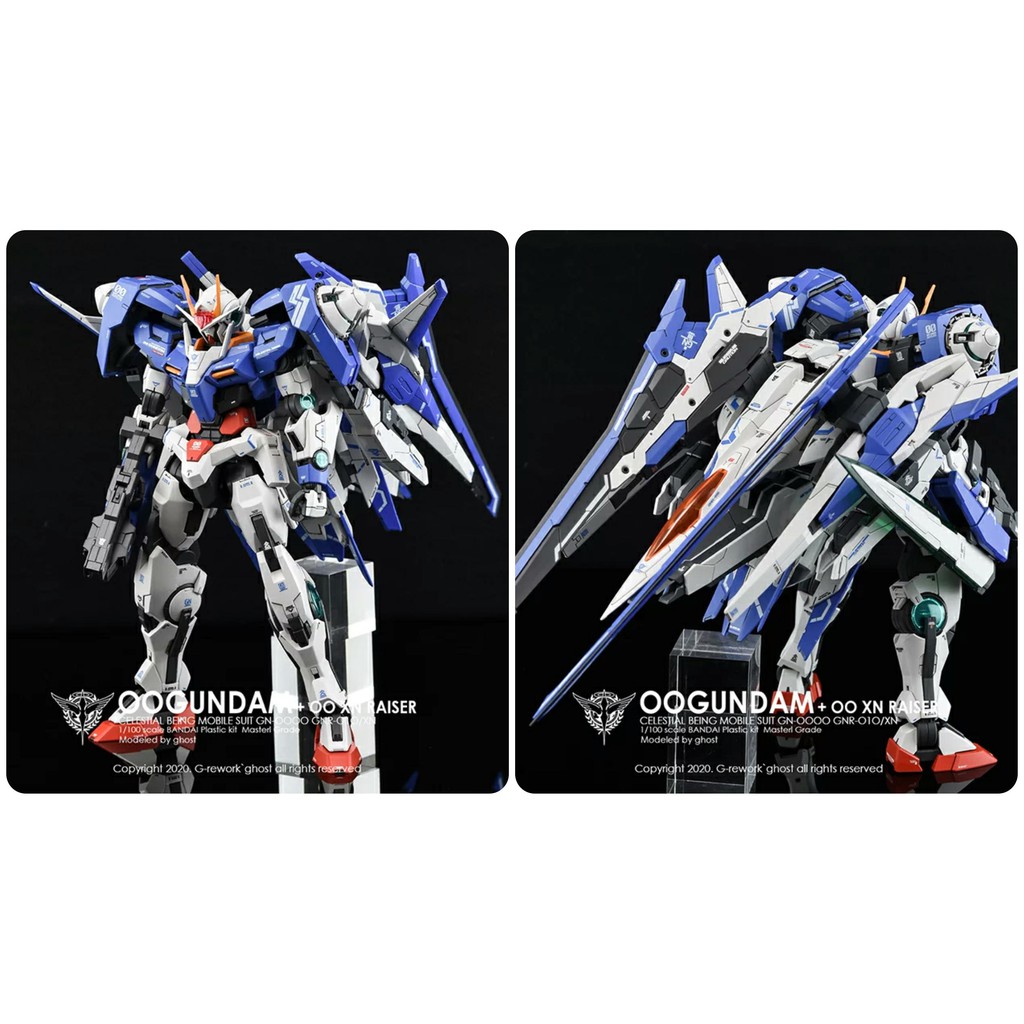 Decal nước dán mô hình Gundam XN 00 Raiser 7s Seven sword MB MG RG HG - Water sticker