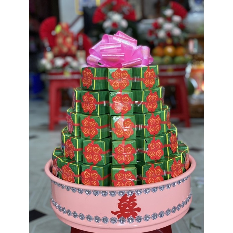 Combo 60c Hộp phu thê - Hộp đựng bánh phu thê đám cưới