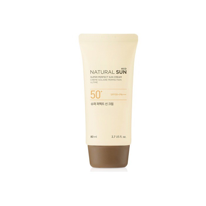 Kem Chống Nắng TheFaceShop Natural Sun Eco Super Perfect Sun Cream 50+Pa+++ 80ml