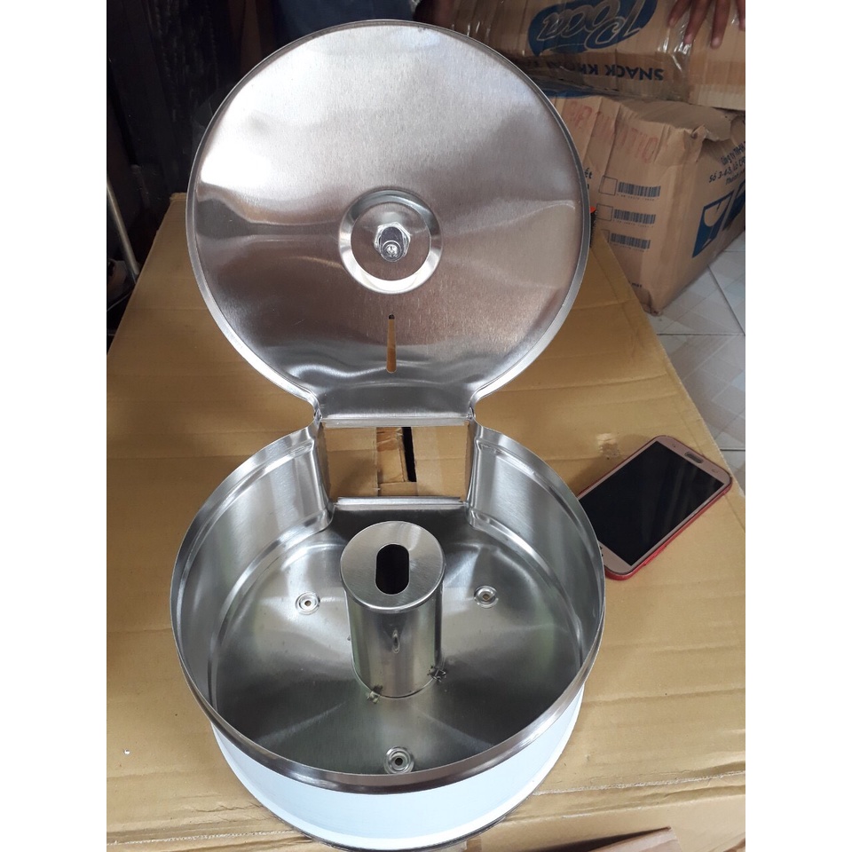 Hộp đựng giấy vệ sinh công nghiệp A723 inox