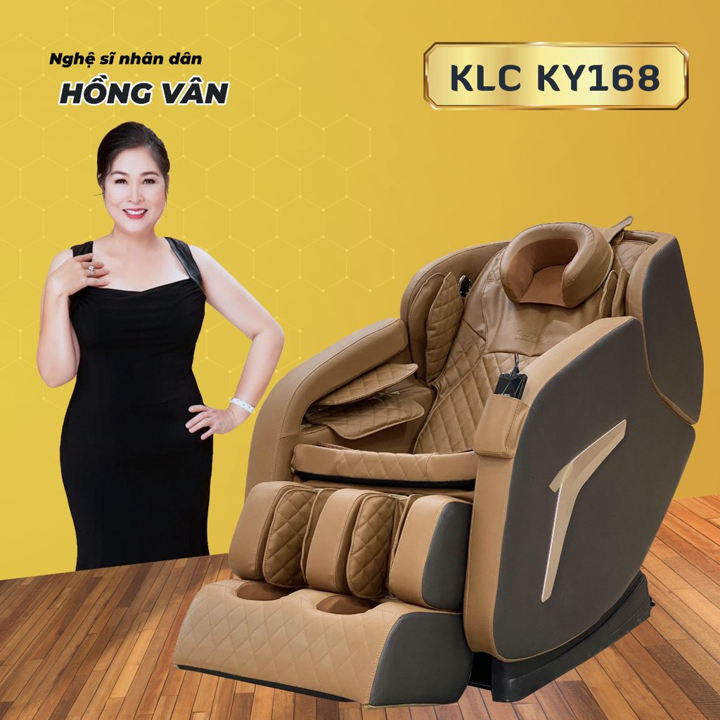 Ghế massage KLC KY168 - công nghệ không trọng lực, công nghệ Body scan, công nghệ linh kiện Nhật Bản...