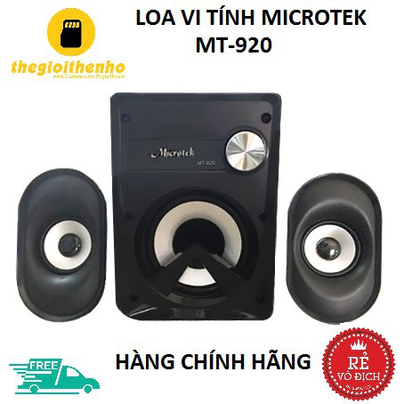 LOA VI TÍNH MICROTEK MT 920 - LOA 2.1 - HÀNG CHÍNH HÃNG- BH 12 THÁNG