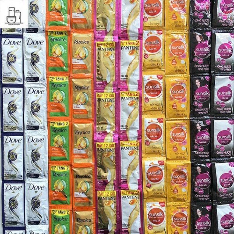 Dây gội đầu các loại 6g*10goi