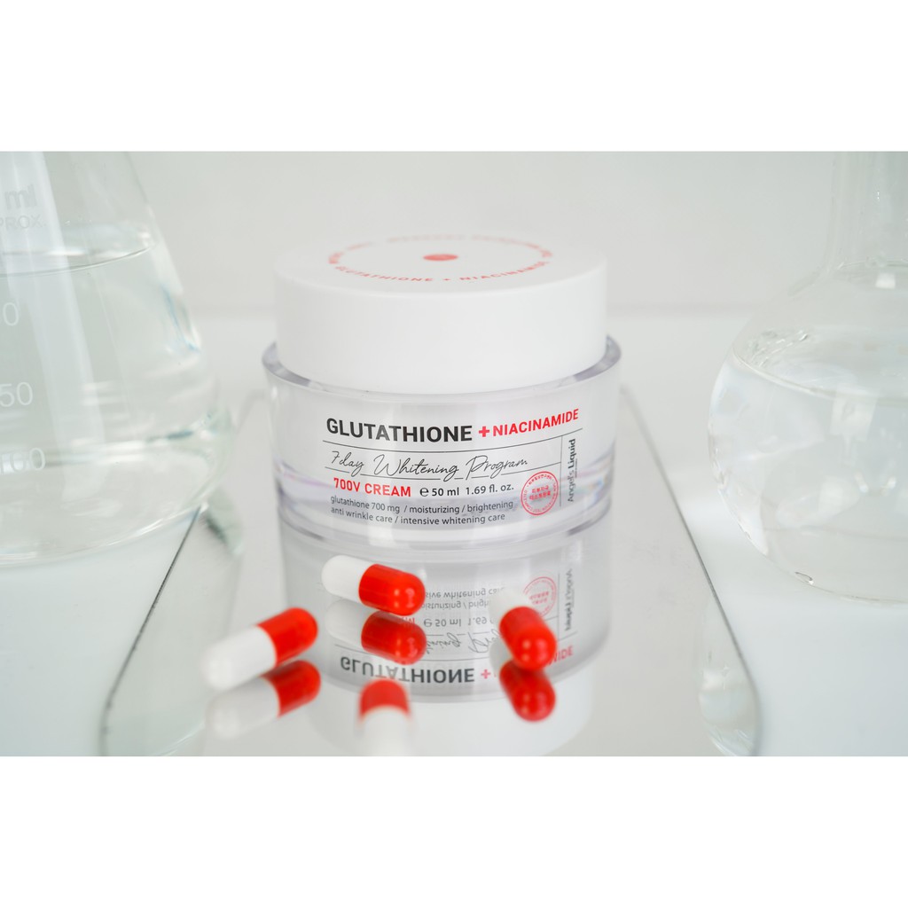 Kem Dưỡng Da Trắng Sáng, Mờ Sạm Nám  Angel's Liquid Glutathione Plus Niacinamide Cream 50ml