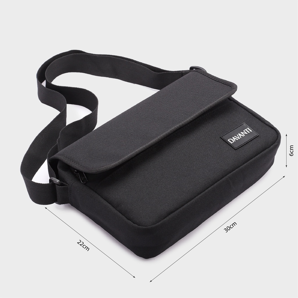 Túi Đeo Chéo Vải Canvas DAVANTI Thời Trang DV298