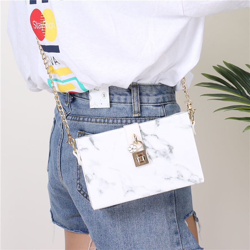 Túi Xách JASMIN NOIR Da Pu Phối Dây Xích Thời Trang Dành Cho Nữ