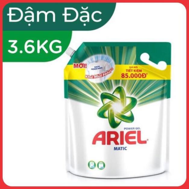 Nước Giặt Ariel Đậm Đặc Sạch Nhanh Túi 3.5kg